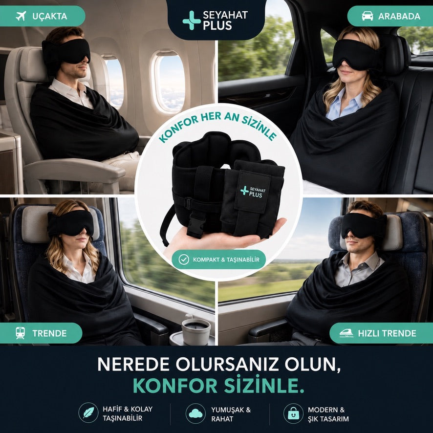 SeyahatPlus RestGo™   Premium Seyahat Uyku Sistemi